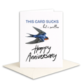 Rude adult anniversay card 