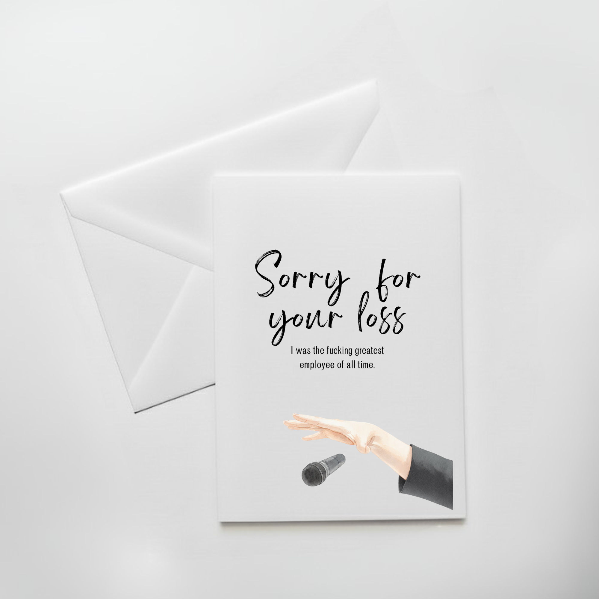 Funny leaving card. Funny leaving card nz. i quit card. 