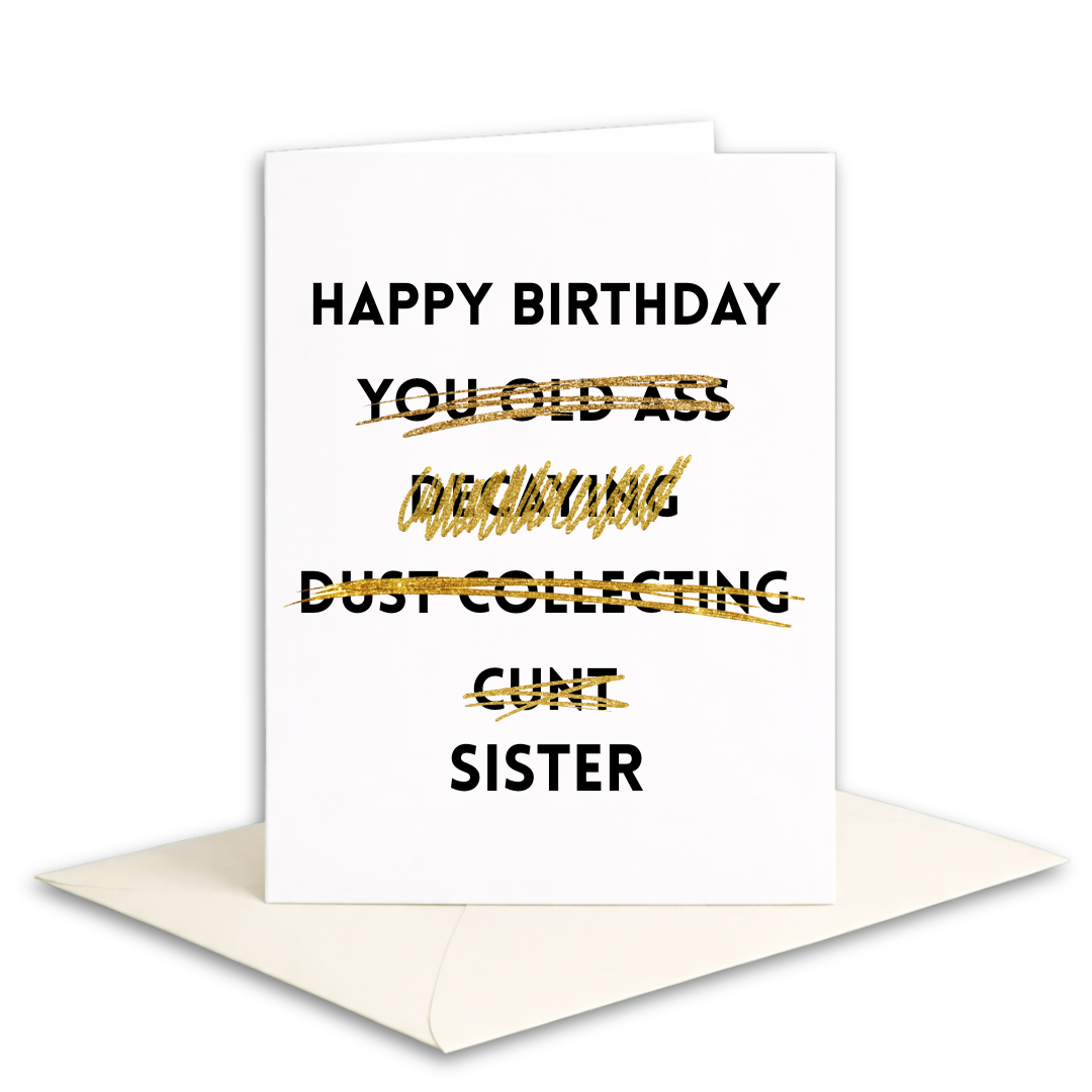 Insulting Birthday Card